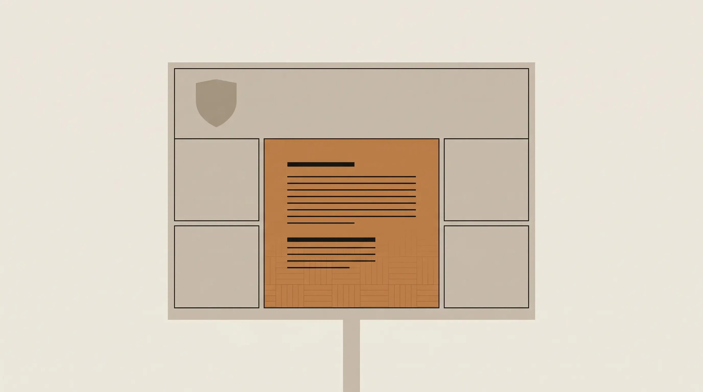 School website layout illustration for Ghana schools